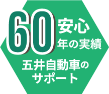 60年の実績